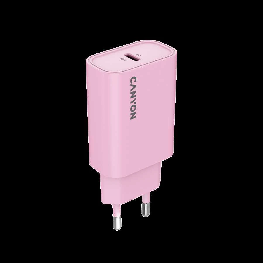 Rožinis Canyon 30W USB-C įkroviklis