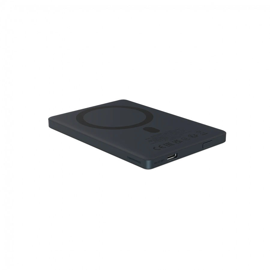 CANYON magnetic power bank OnPower 500 PD20W 5000mAh Aliuminio Interstellar Juodas