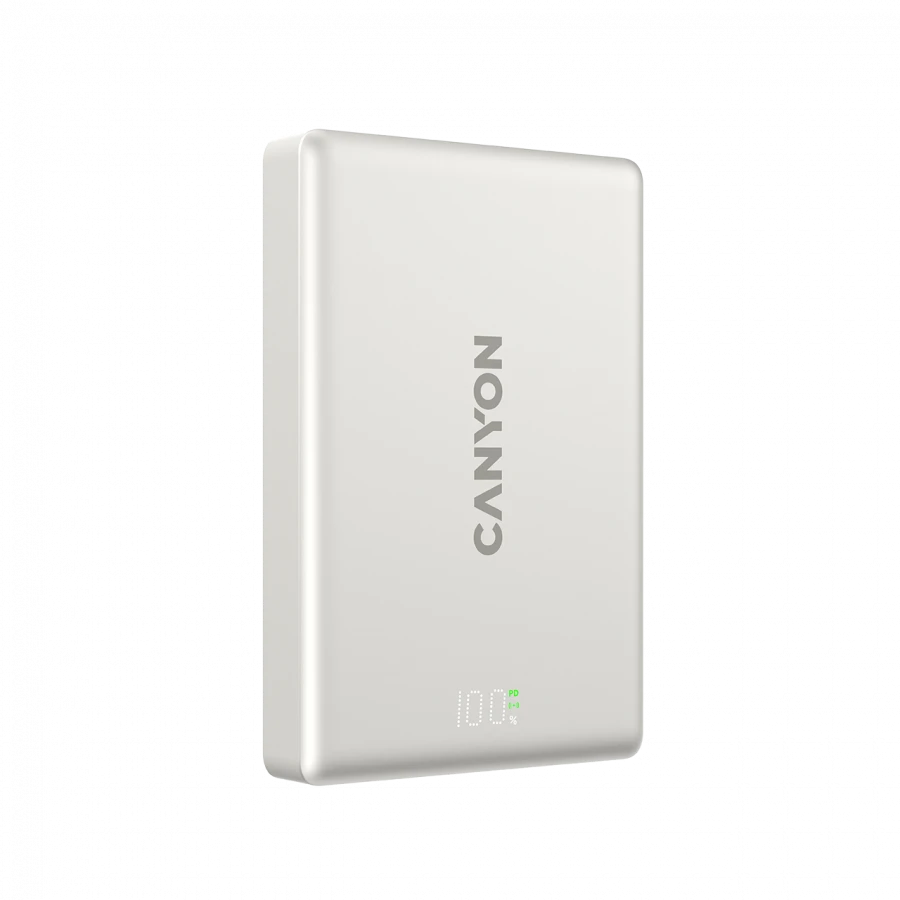 „Canyon OnPower 511 MagSafe“ 10 000 mAh USB-C PD 20W pilka