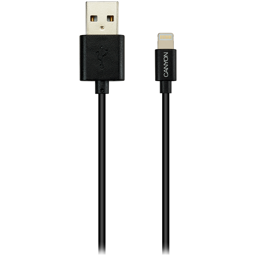 Apple CANYON kabelis MFI-1 Lightning 12W 1m Juodas