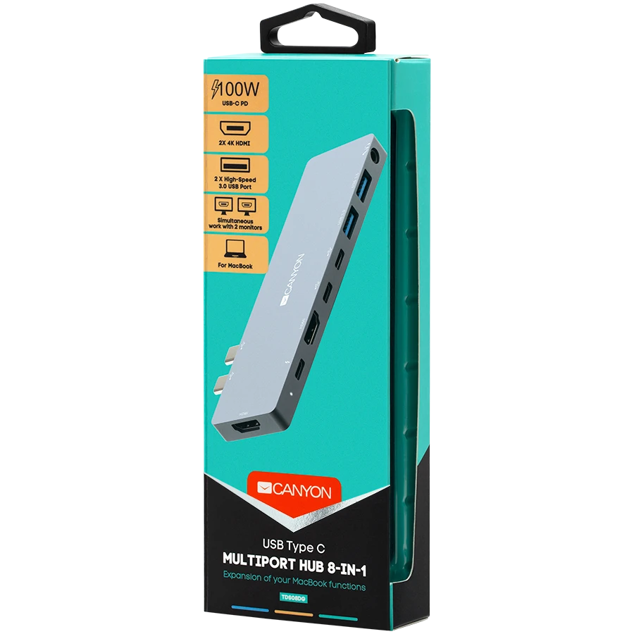 Canyon Power Delivery docking station 8-in-1 DS-8