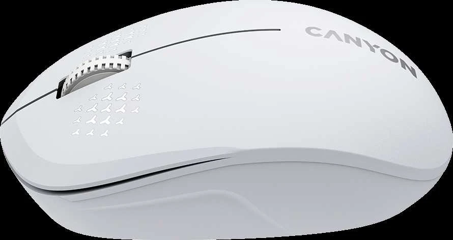 CANYON pelė MW-04 3buttons BT Wireless Baltas