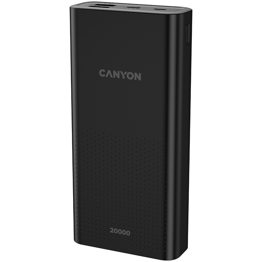CANYON maitinimo blokas PB-2001 20000 mAh juodas