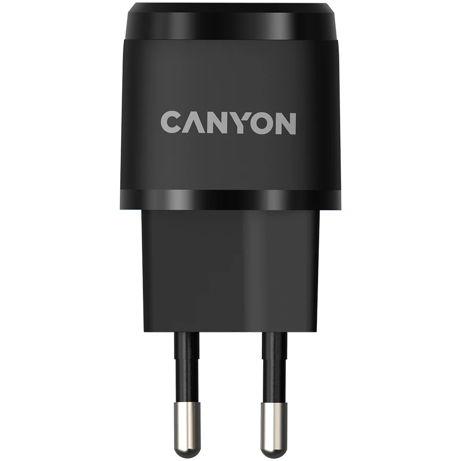 Canyon H-20-05 20W sieninis įkroviklis, juodas