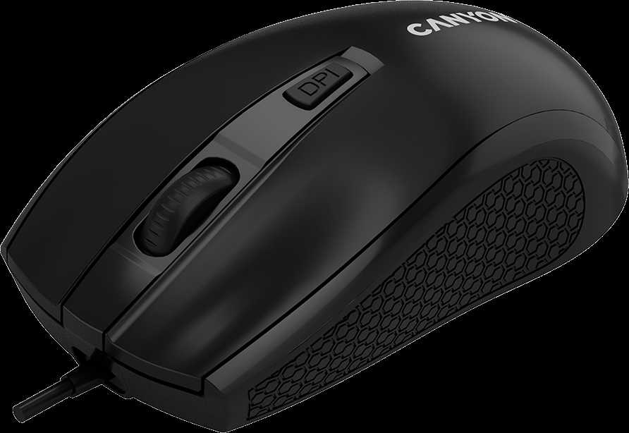 CANYON pelė M-4 su laidu Juodas