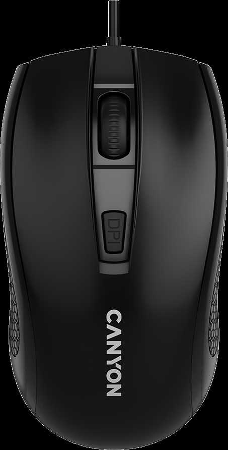 CANYON pelė M-4 su laidu Juodas