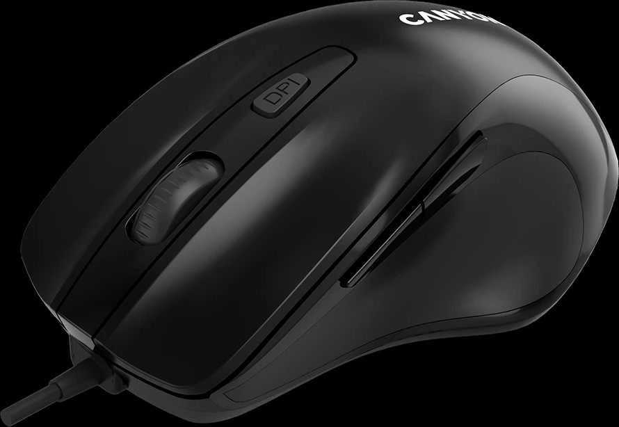 CANYON pelė M-6 su laidu Juodas