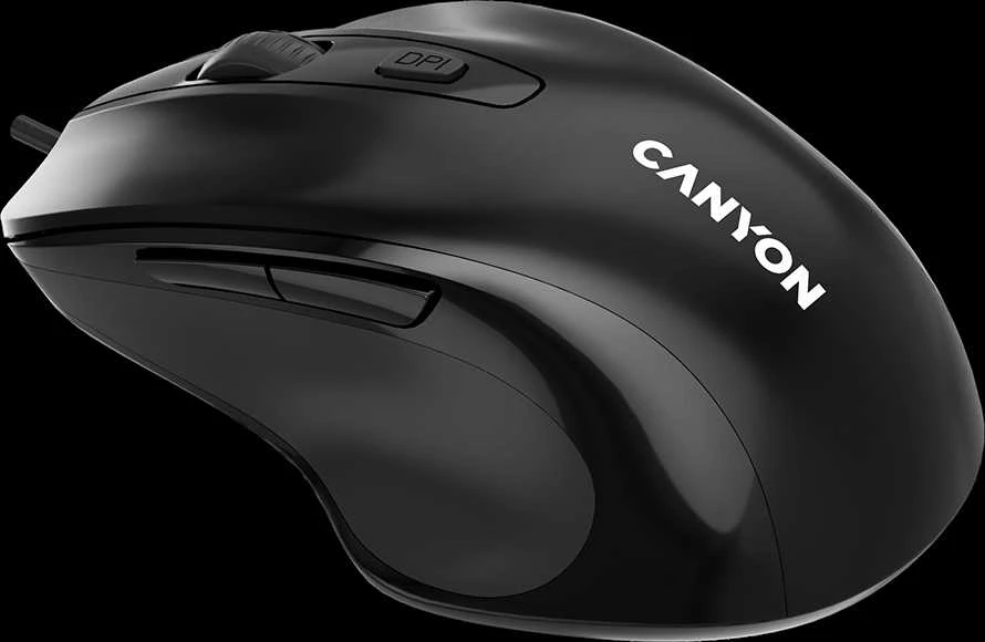 CANYON pelė M-6 su laidu Juodas
