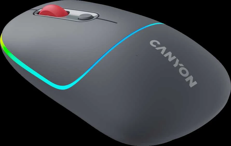 CANYON pelė MW-22 2in1 BT/ belaidė tamsiai pilka