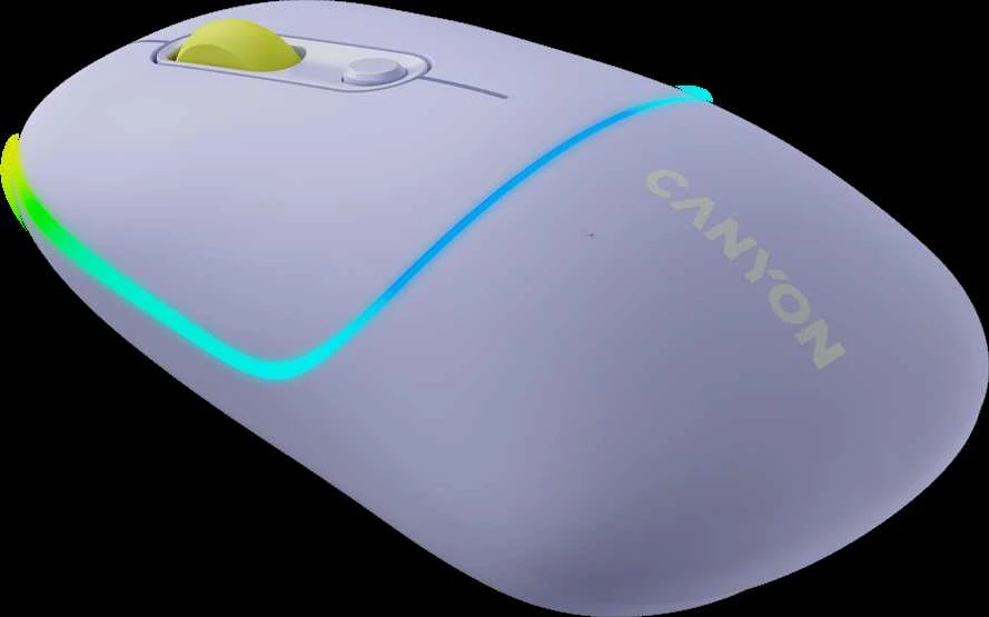CANYON pelė MW-22 2in1 BT/ Wireless Lavender