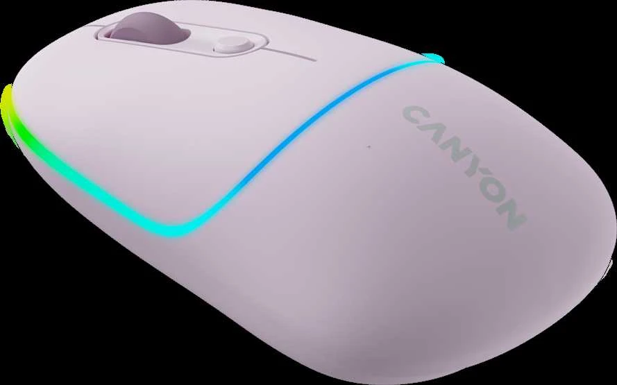 CANYON pelė MW-22 2in1 BT/ Wireless Pearl Rose
