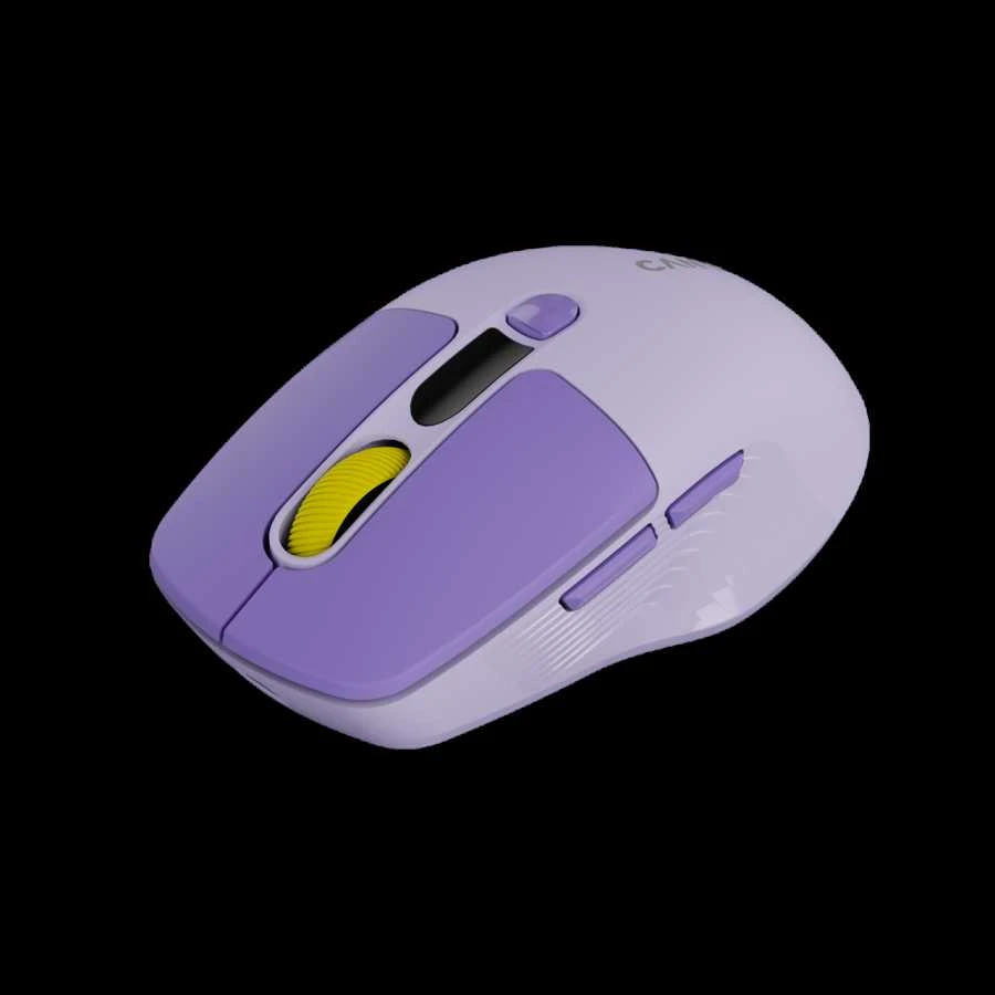 CANYON pelė MW-26 LCD tyli dvigubo režimo belaidė violetinė
