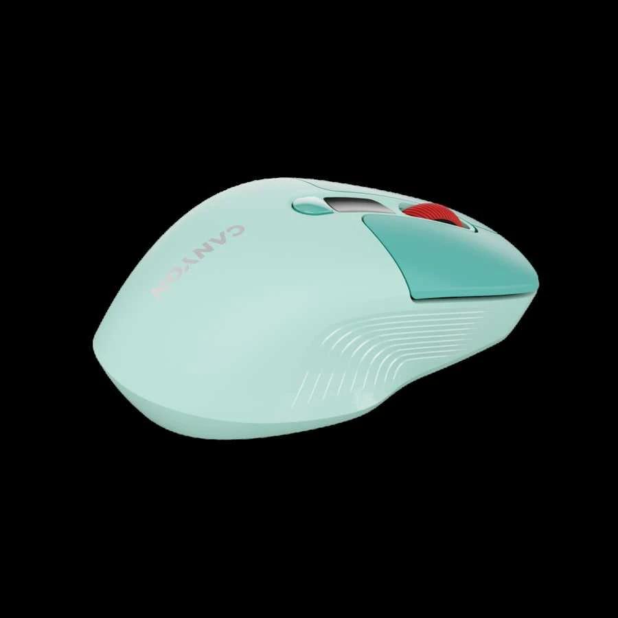 CANYON pelė MW-26 LCD tyli dvigubo režimo belaidė žalia