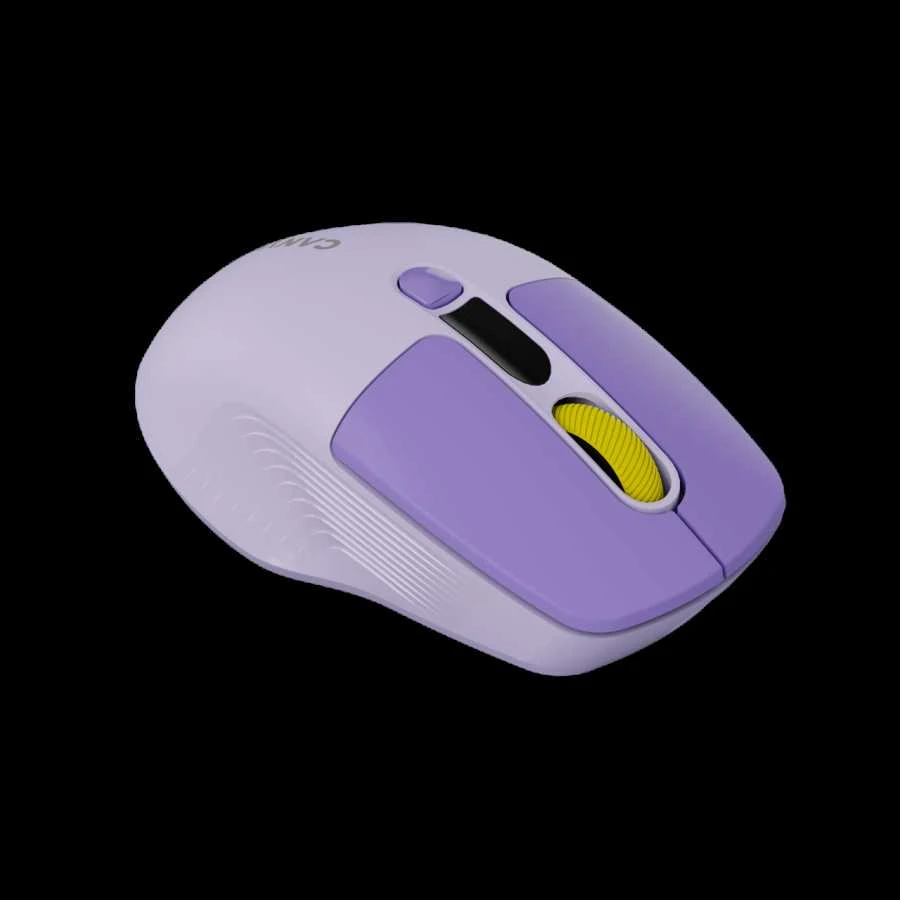 CANYON pelė MW-26 LCD tyli dvigubo režimo belaidė violetinė