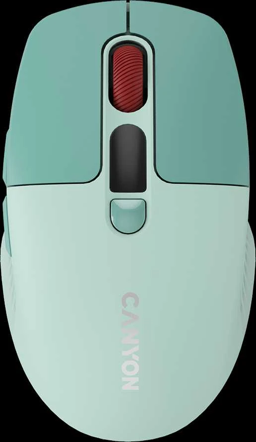 CANYON pelė MW-26 LCD tyli dvigubo režimo belaidė žalia