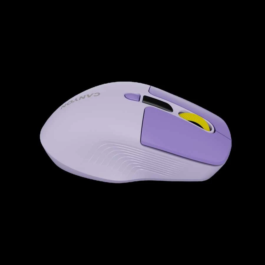 CANYON pelė MW-26 LCD tyli dvigubo režimo belaidė violetinė