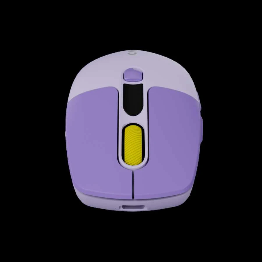 CANYON pelė MW-26 LCD tyli dvigubo režimo belaidė violetinė
