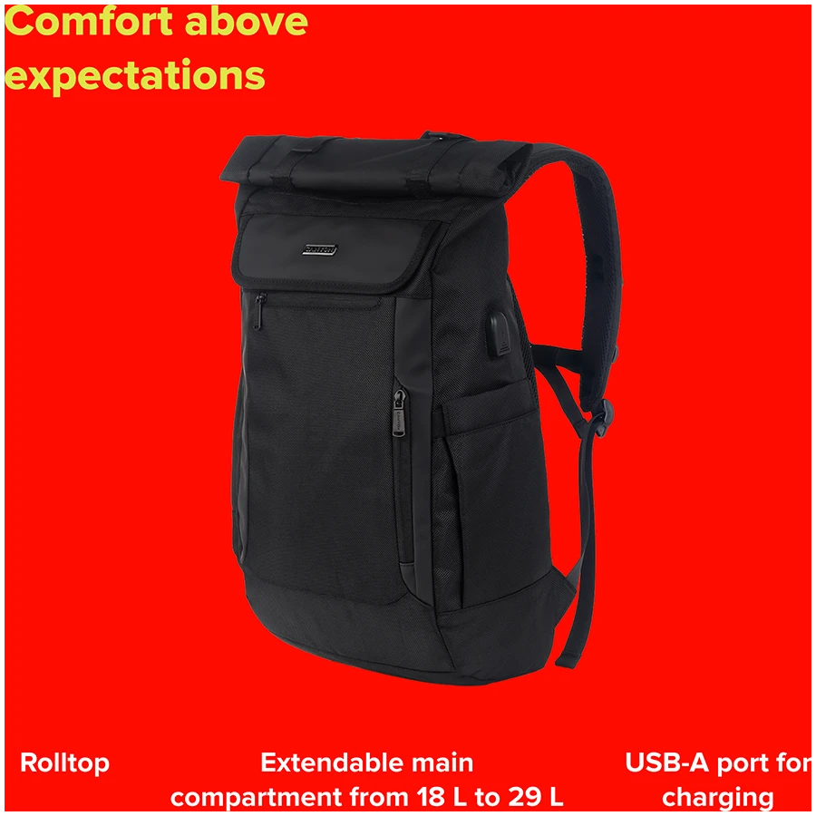 CANYON kuprinė RT-7 Urban 17.3'' Juoda