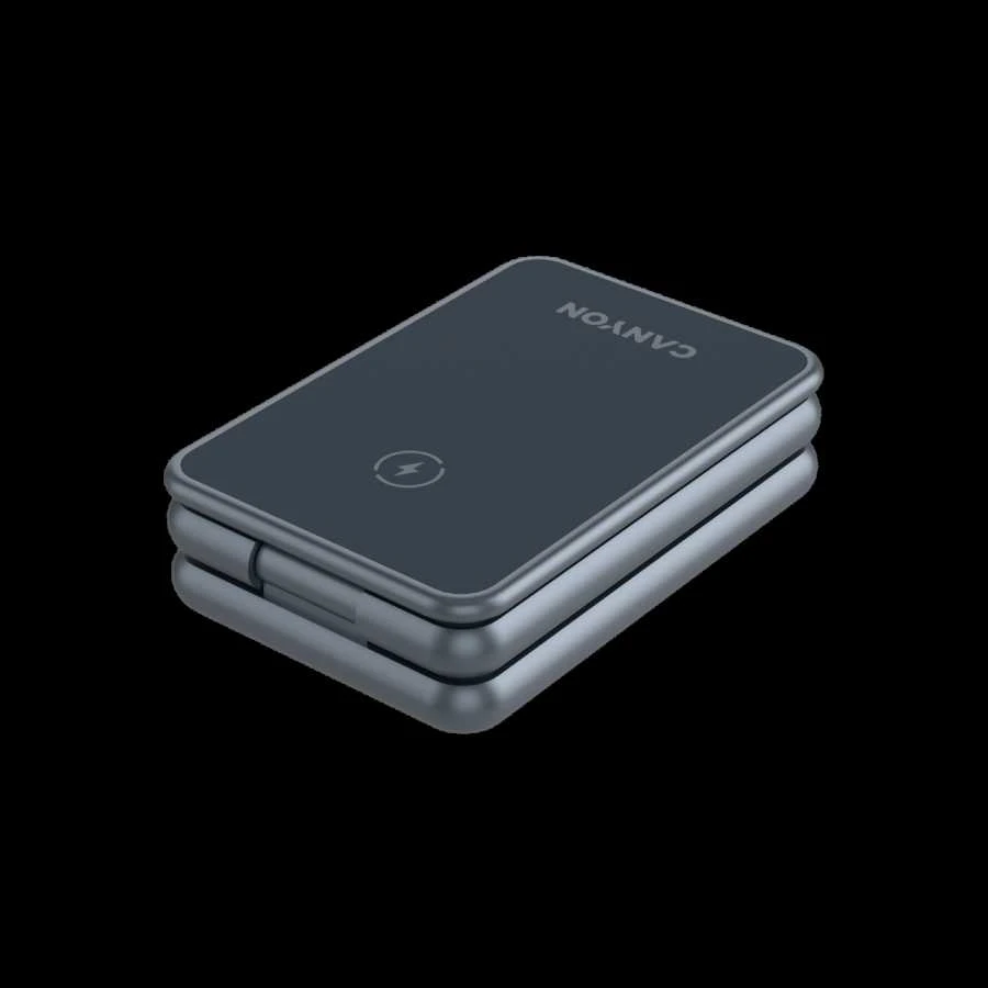 CANYON sulankstomas belaidis įkroviklis OnCharge 309 15W 3in1 metalinis
