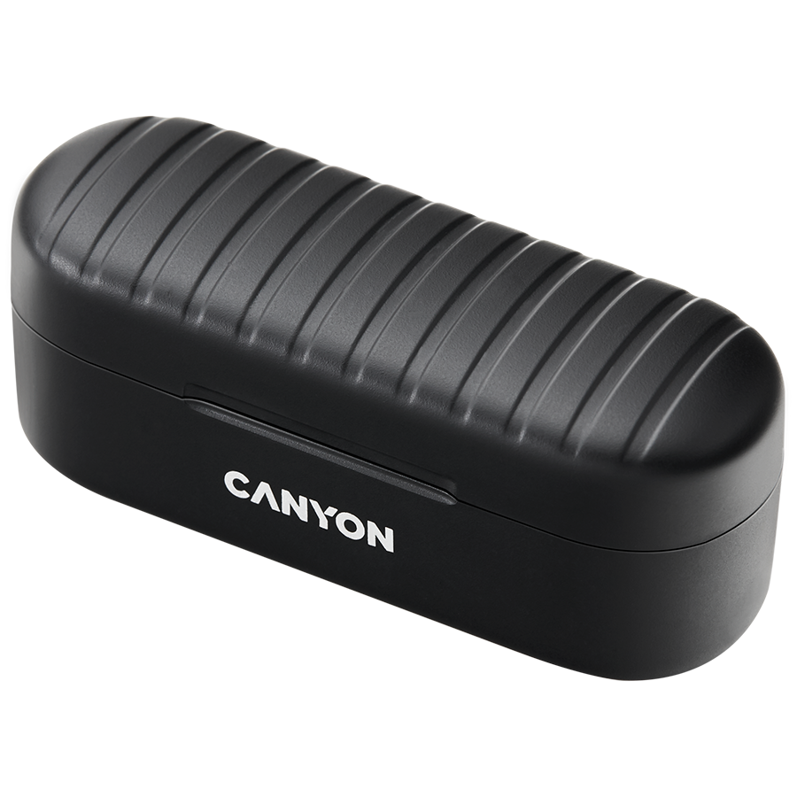 True Wireless ausinės aktyviam gyvenimo būdui Canyon TWS-1, Bluetooth 5.0, IPX4, Juodos