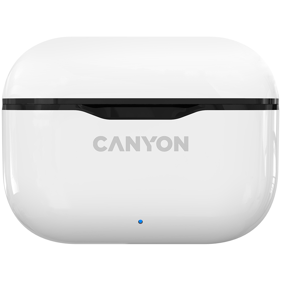 Belaidės ausinės Canyon TWS-3, Baltos/Juodos spalvos