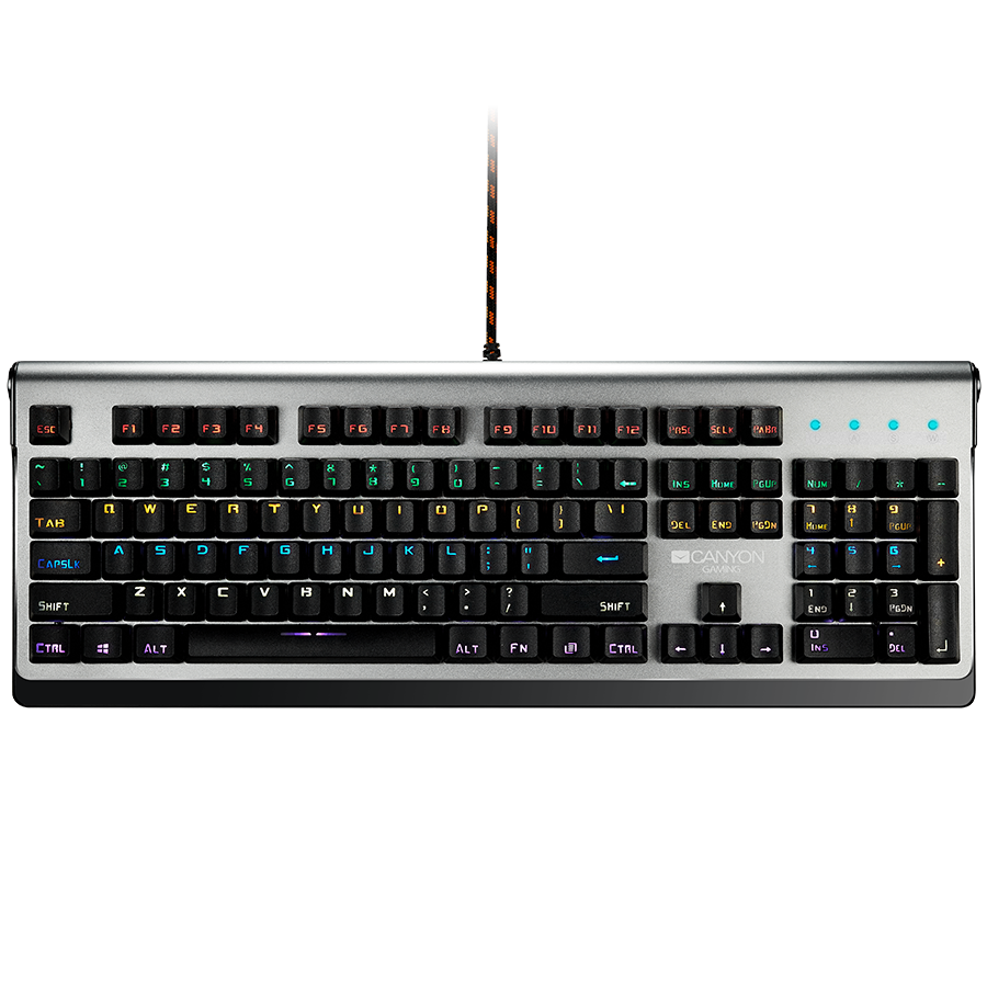 Mechaninė Žaidimų klaviatūra Canyon Interceptor CND-SKB8, su pašvietimu ...
