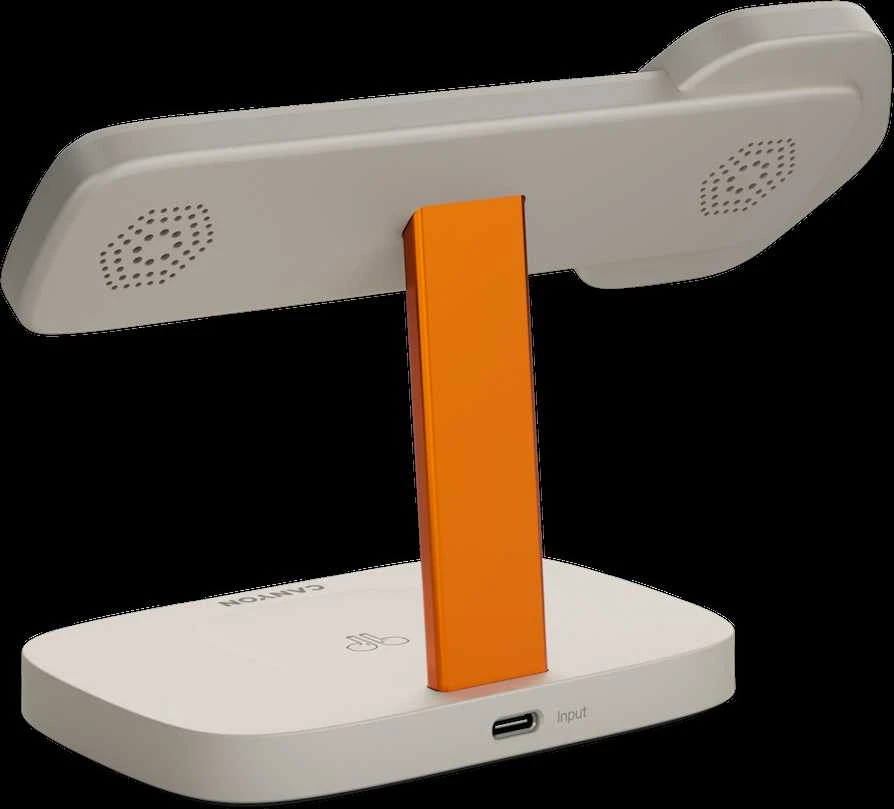 CANYON belaidžio įkrovimo stotis Hexagon 310 3in1 LightGrey/Oranžinis