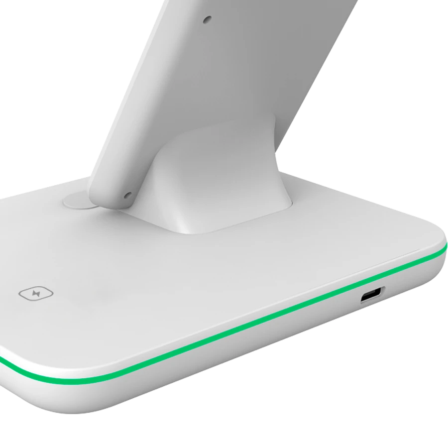 Universalus Belaidis įkroviklis Canyon 3in1 Wireless Charger WS-303, tinka vienu metu įkrauti Apple Watch, iPhone ir Airpods