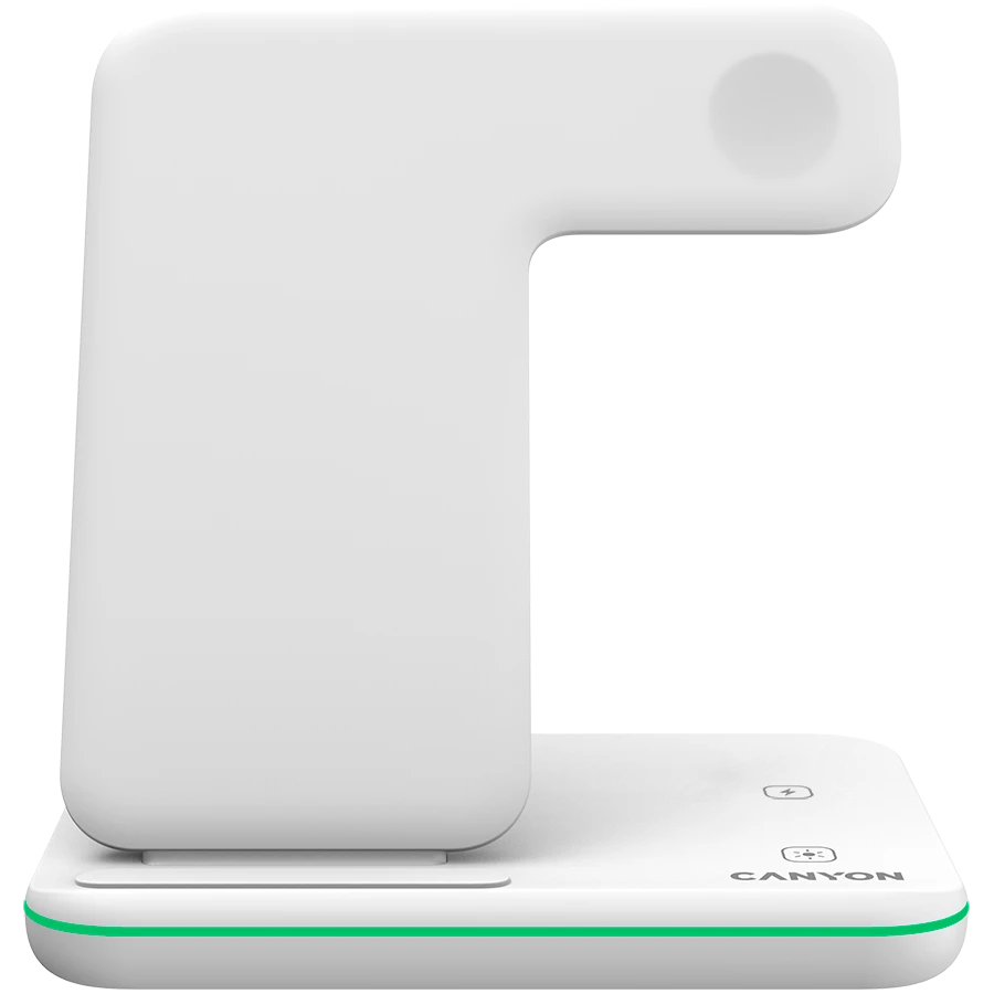 Universalus Belaidis įkroviklis Canyon 3in1 Wireless Charger WS-303, tinka vienu metu įkrauti Apple Watch, iPhone ir Airpods