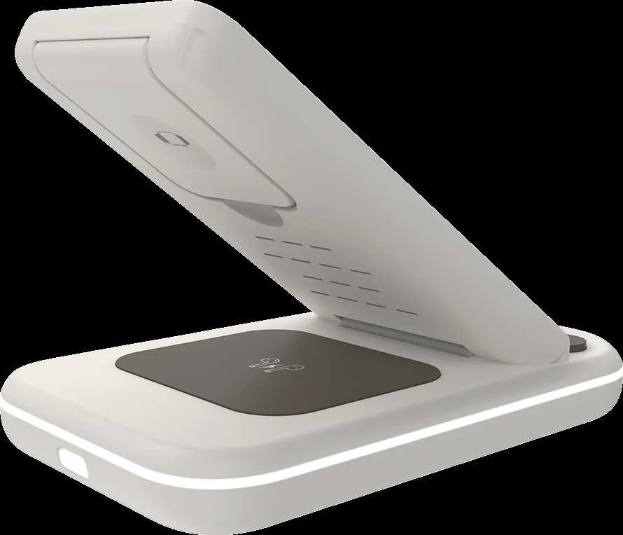 CANYON belaidis įkroviklis WS-304 15W 3in1 Cosmic Latte