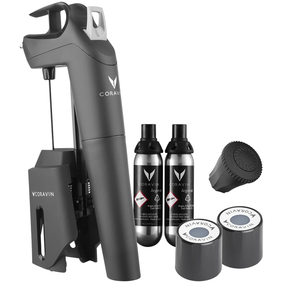 Coravin Timeless Three + Wine Preservation System - Juodas