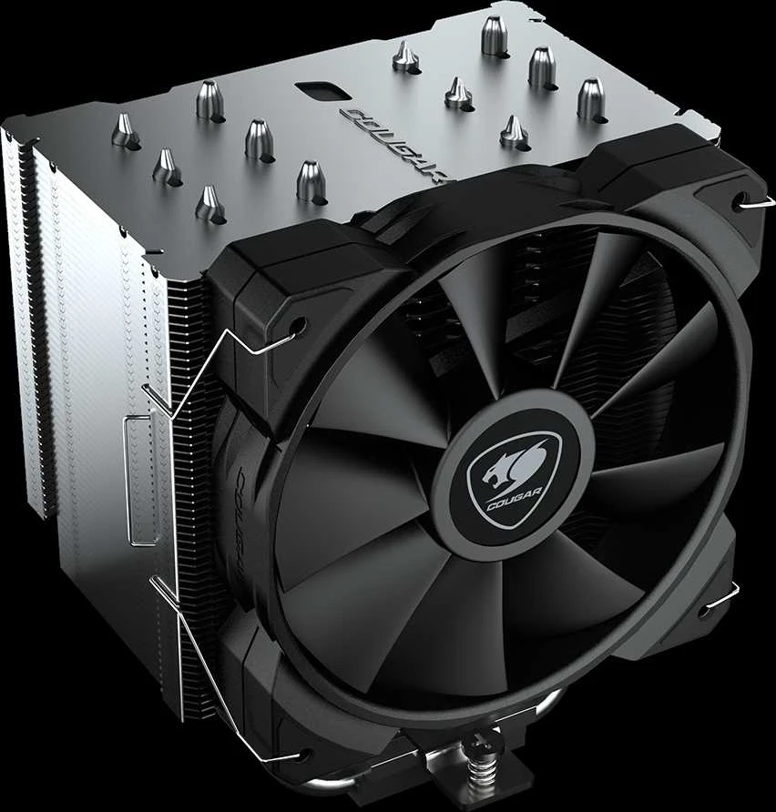 „COUGAR FORZA85 ESSENTIAL“ oro aušinimas, TDP 230 W