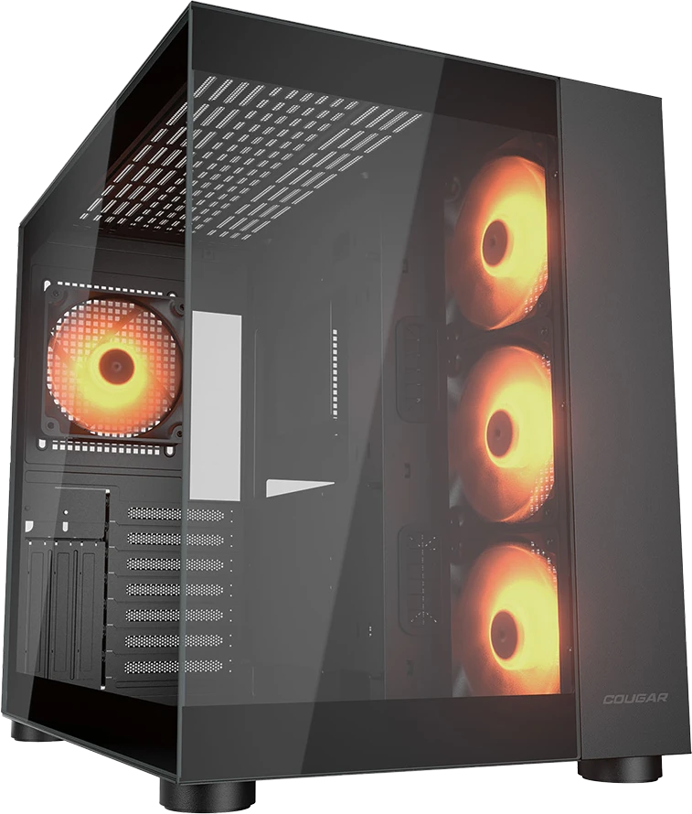 COUGAR CGR-5KA1B-RGB „Midi Tower“ Juoda