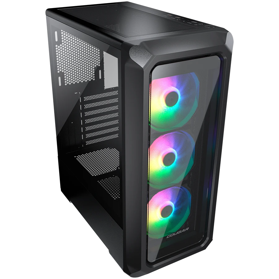 Korpusas Cougar Archon 2 RGB Juodas/Case/Mini tower / 3 ARGB fans /TG transparent side window