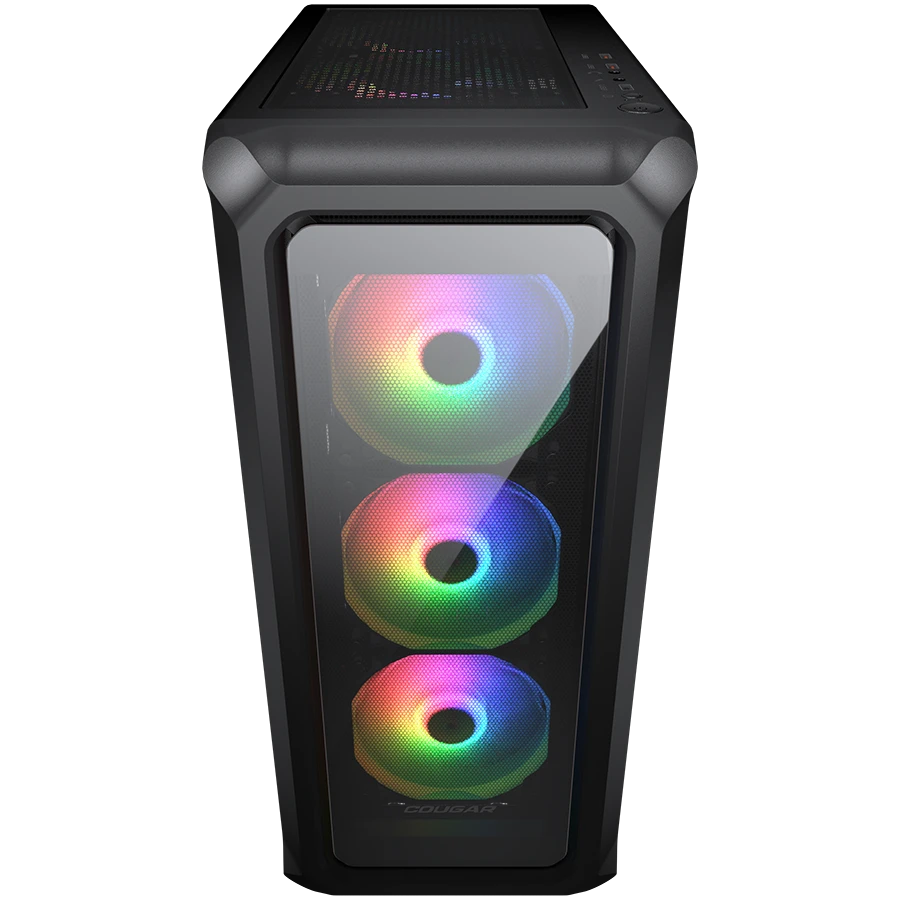 Korpusas Cougar Archon 2 RGB Juodas/Case/Mini tower / 3 ARGB fans /TG transparent side window
