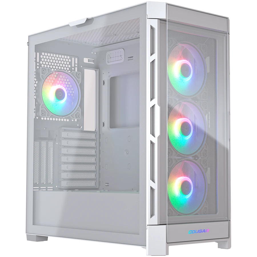 COUGAR DUOFACE PRO RGB PC Dėklas, Mid Tower, Baltas