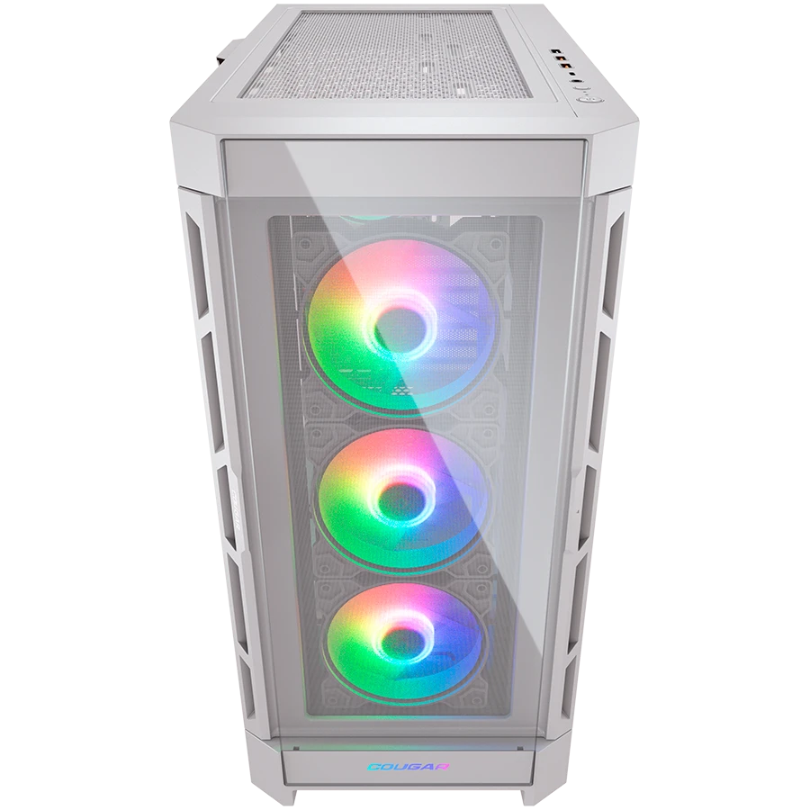 COUGAR DUOFACE PRO RGB PC Dėklas, Mid Tower, Baltas
