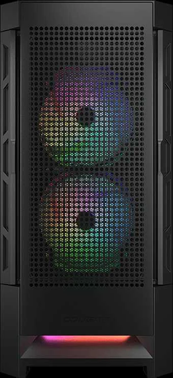 COUGAR DUOFACE RGB kompiuterio korpusas, vidutinio dydžio bokštas, Juodas