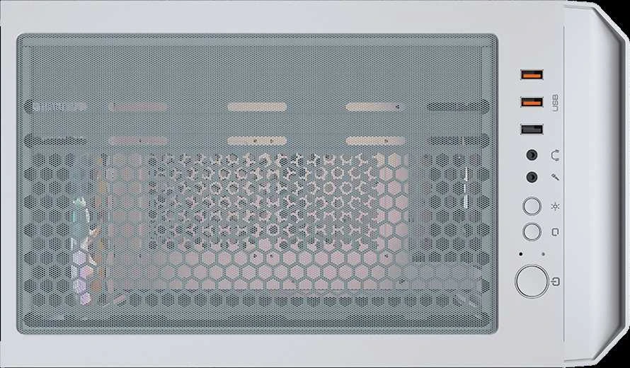 COUGAR MX430 Air RGB PC dėklas, Mid Tower, Baltas