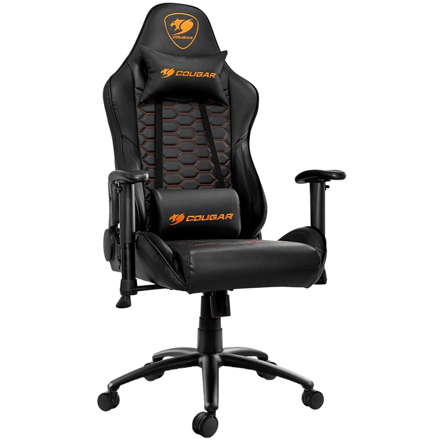 Žaidimų kėdė COUGAR OUTRIDER, Juodos/oranžinės spalvos