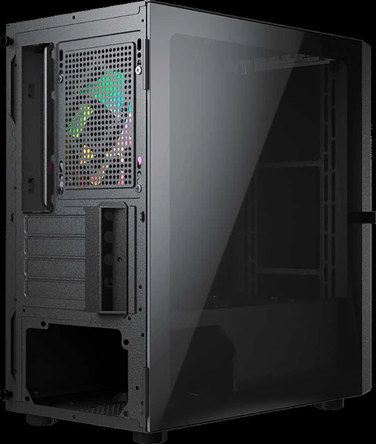 COUGAR Purity RGB kompiuterio korpusas, Mini Tower, Juodas