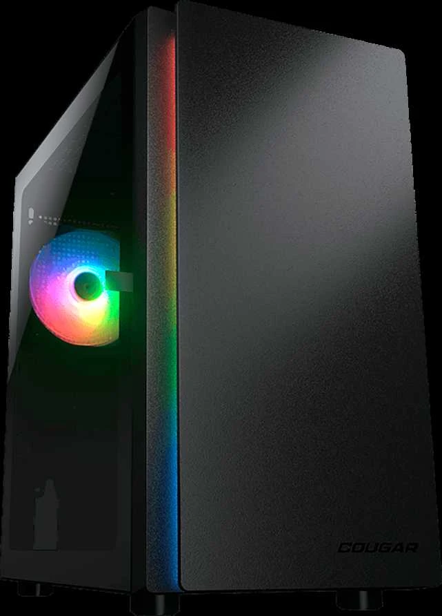 COUGAR Purity RGB kompiuterio korpusas, Mini Tower, Juodas