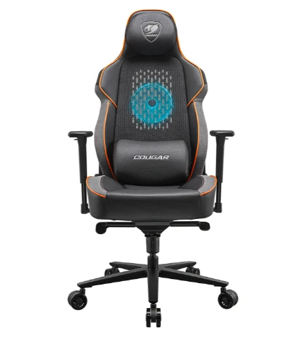 Cougar žaidimų kėdė NxSys Aero, Juoda / oranžinė spalva