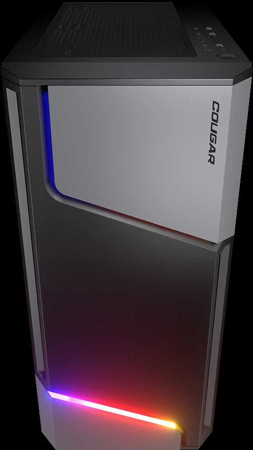 COUGAR MX360 RGB kompiuterio korpusas, vidutinio dydžio bokštas, Juodas