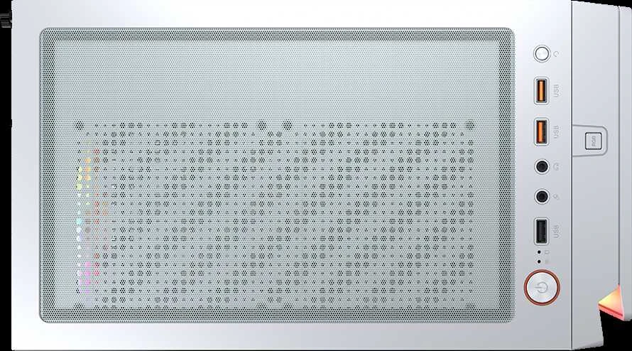 COUGAR PURITY RGB PC Dėklas, Mini bokštas, Baltas