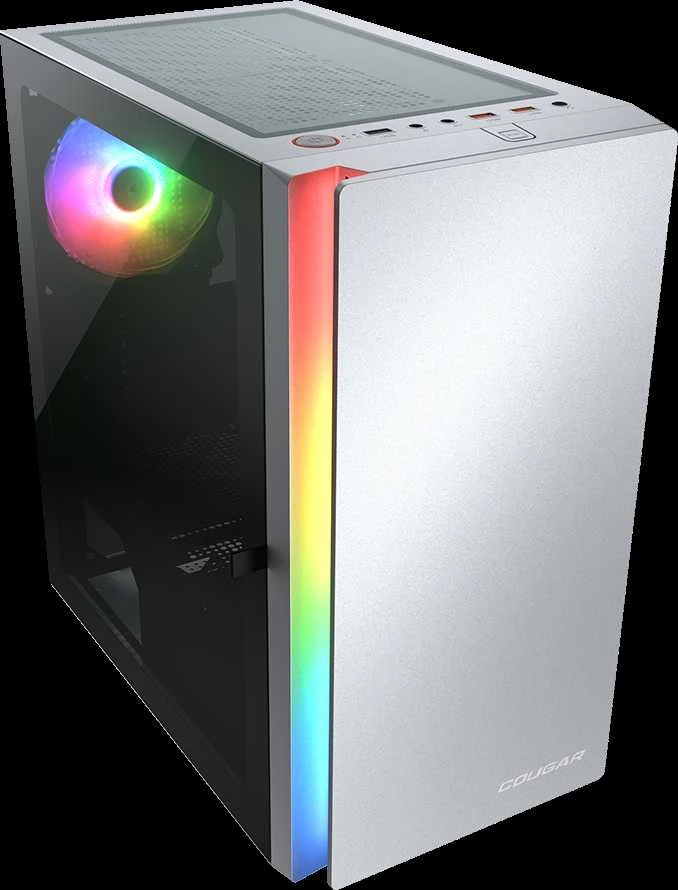 COUGAR PURITY RGB PC Dėklas, Mini bokštas, Baltas