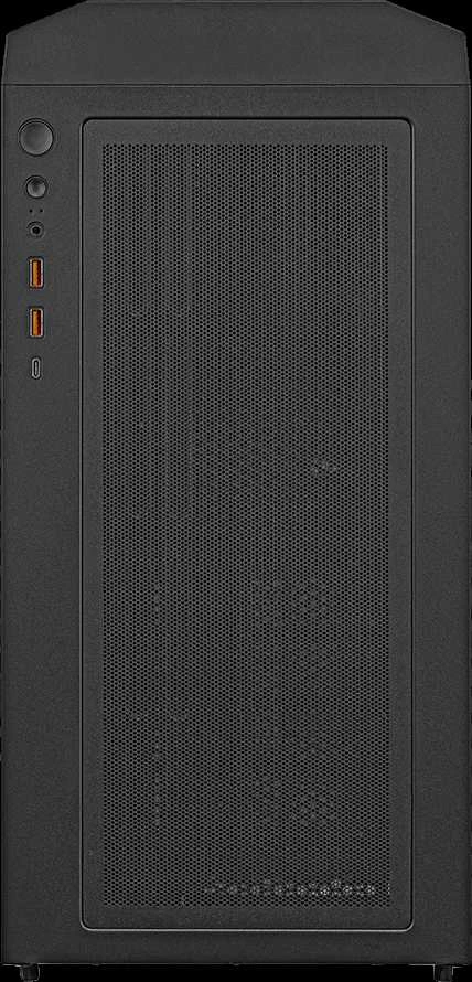 COUGAR UNIFACE RGB PC Dėklas, Mid Tower, Juodas