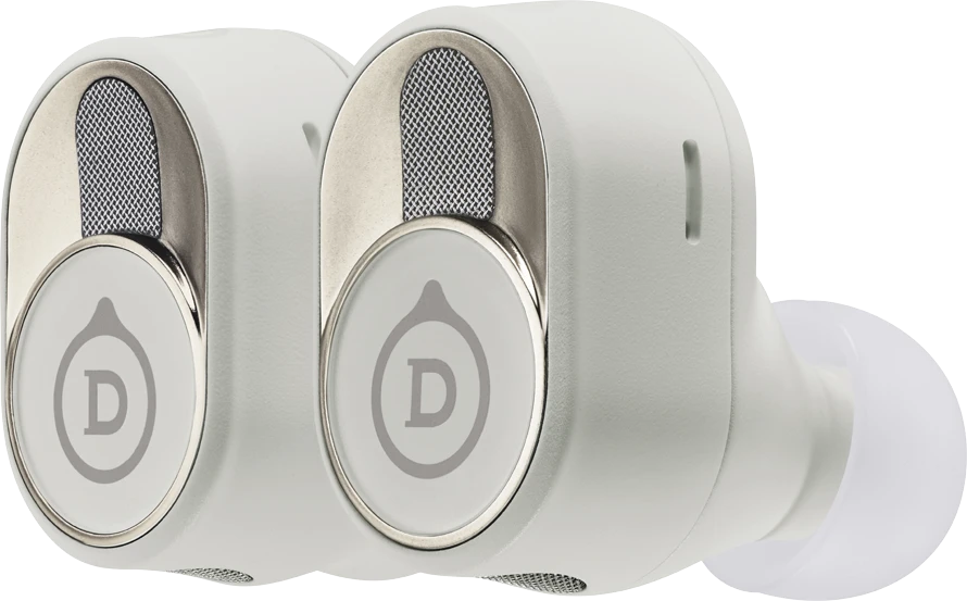 Ausinės Devialet Gemini II šviesos perlas