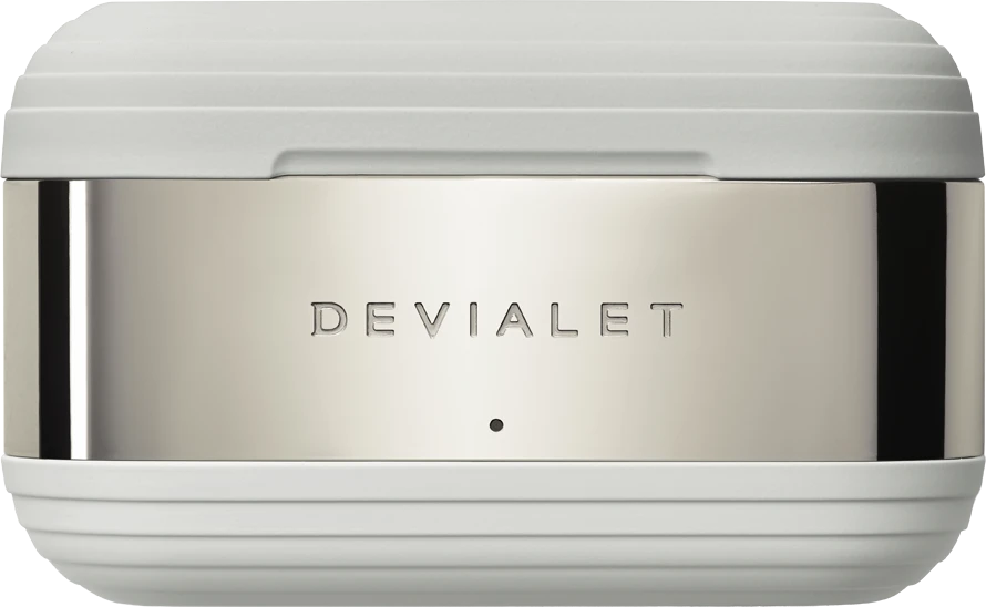 Ausinės Devialet Gemini II šviesos perlas