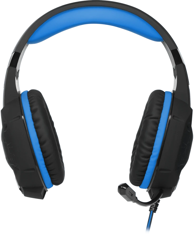 Ausinės su mikrofonu SVEN AP-U980MV juodas-mėlynas (USB, LED, 7.1), SV-015633